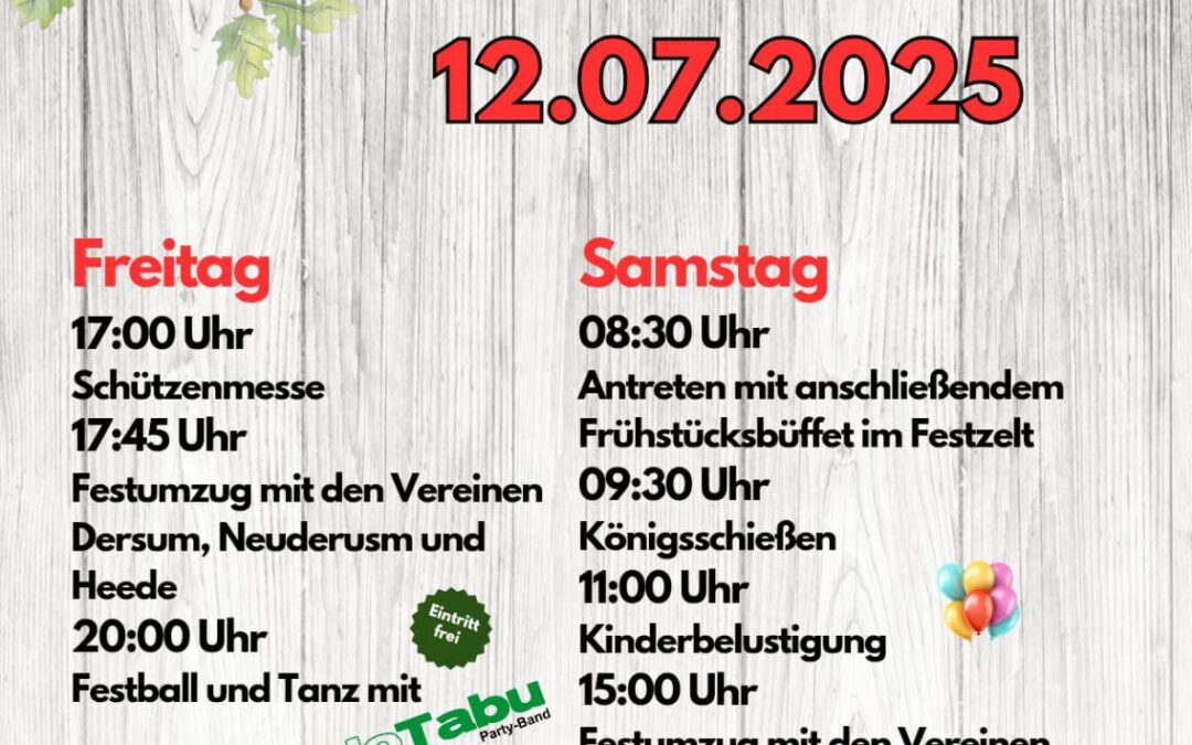 Schützenfest 2025