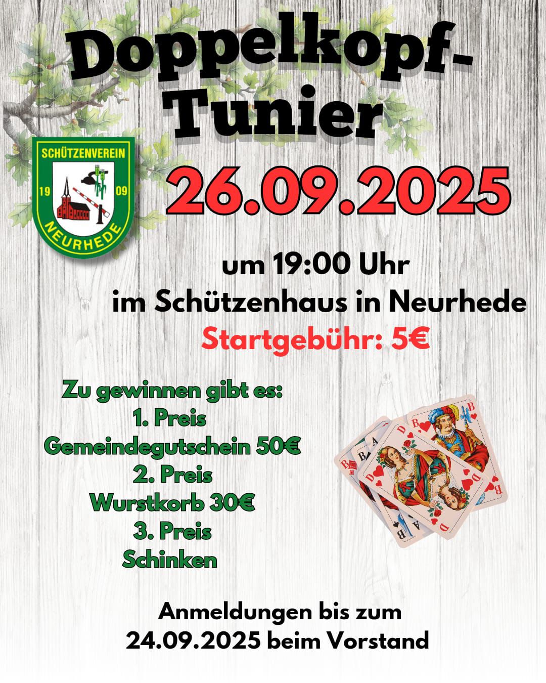 Preisdoppelkopf in Neurhede